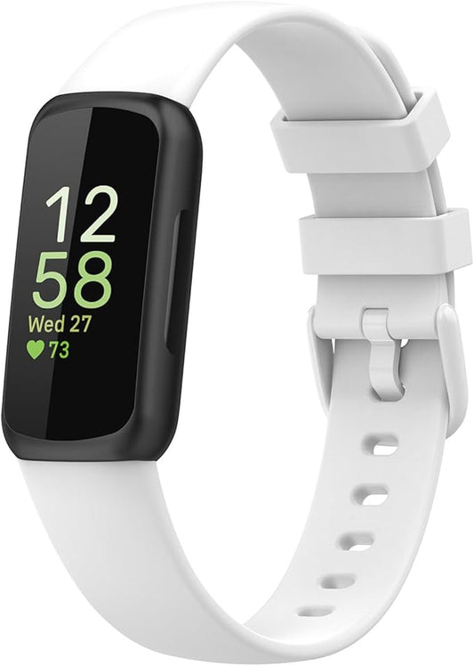 Bands Compatible with Fitbit Inspire 3 Bands for Women Men Sport Wristband Replacement Soft Silicone Straps for Fitbit Inspire 3 Smartwatch Small Large