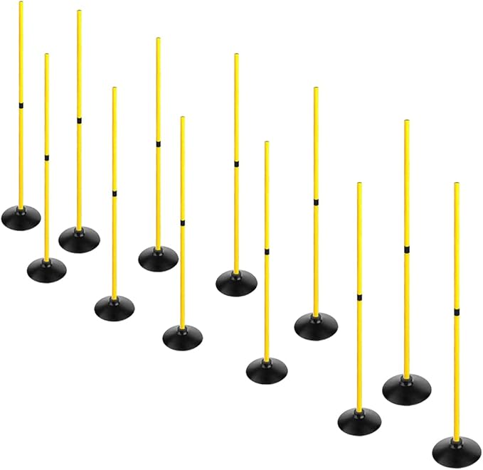 Soccer Agility Poles Set Detachable Sports Trainning Speed