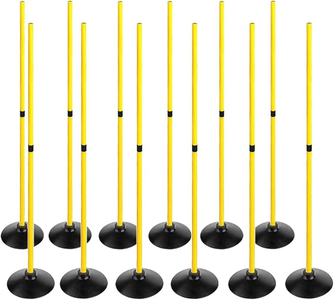Soccer Agility Poles Set Detachable Sports Trainning Speed