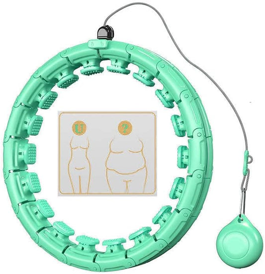 Smart Weighted Hula Hoop for Adults + Children 24 Detachable 2 in 1 Fitness