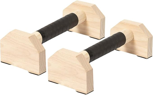 Wooden Parallettes Push Up Bars