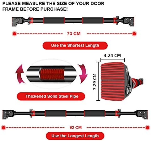 Pull Up Bar for Doorway 440 LBS