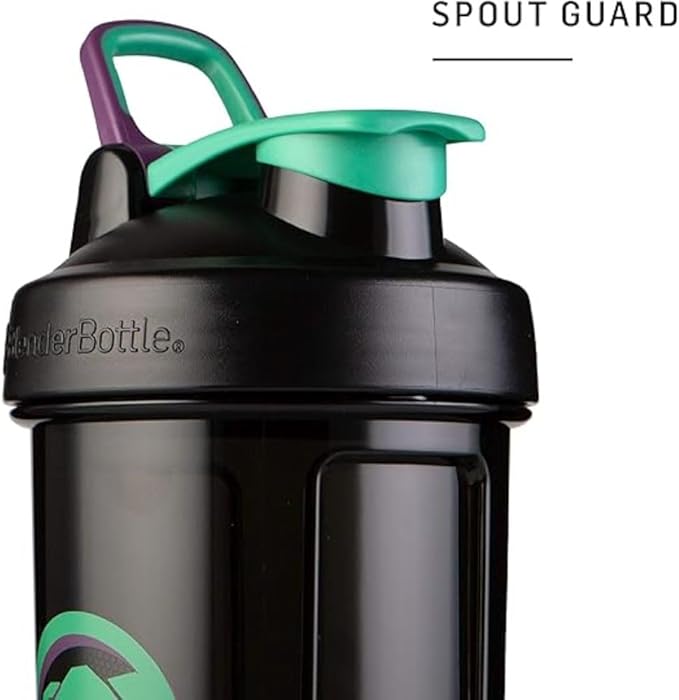BlenderBottle Marvel Shaker Bottle Pro Series Perfect for Protein Shakes and Pre Workout, 28-Ounce, Captain America Shield