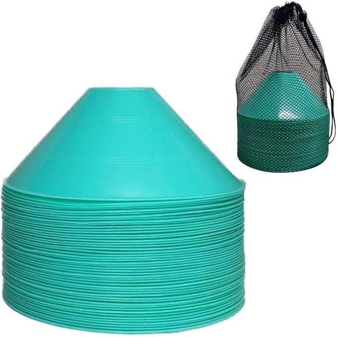 Thicker Disc Cones (Set of 50) Agility Soccer
