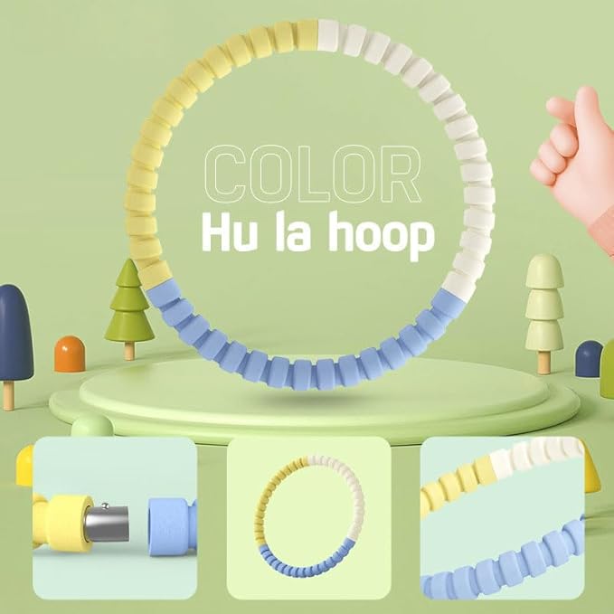 Fitness exercise weighted hoop: exercise hoop