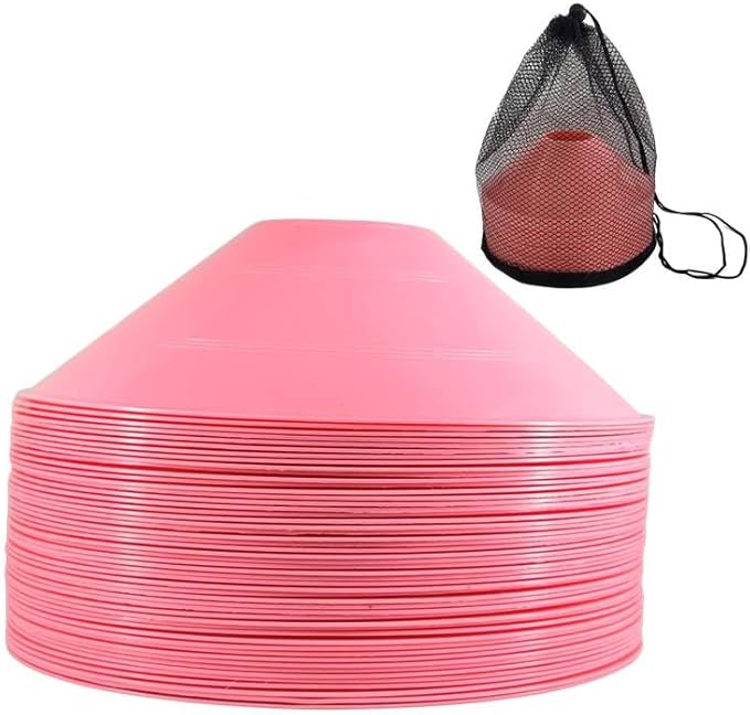 Thicker Disc Cones (Set of 50) Agility Soccer