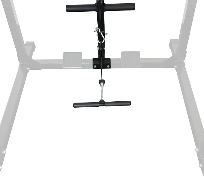Signature Fitness Multi-Function Adjustable Power Cage with J-Hooks