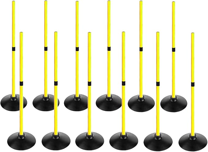 Soccer Agility Poles Set Detachable Sports Trainning Speed