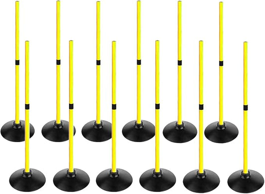 Soccer Agility Poles Set Detachable Sports Trainning Speed
