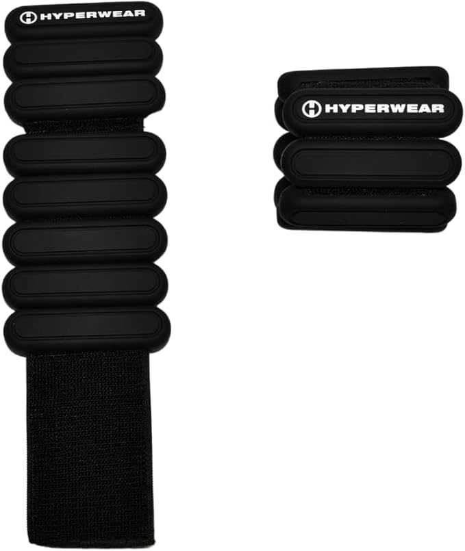 HYPERWEAR Stylish Wrist and Ankle Weights Amplify Your (1lb weights 2)