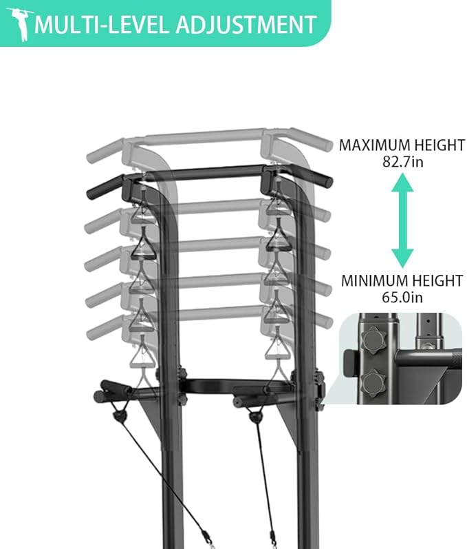Power Tower Pull Up Bar Stand Assisted Training 330LBS