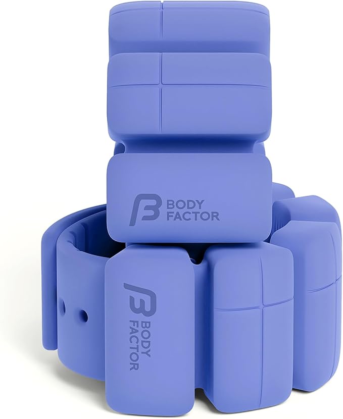 Ankle Weights, Wearable Silicone Wrist Weights, Adjustable Size 2 (1 (1 lb