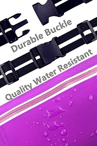 UltraSlim Fanny Waist Pack – Water Resistant Bag 24 to 43inch Waists, 6.7inch –