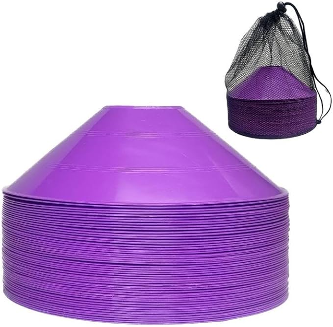 Thicker Disc Cones (Set of 50) Agility Soccer