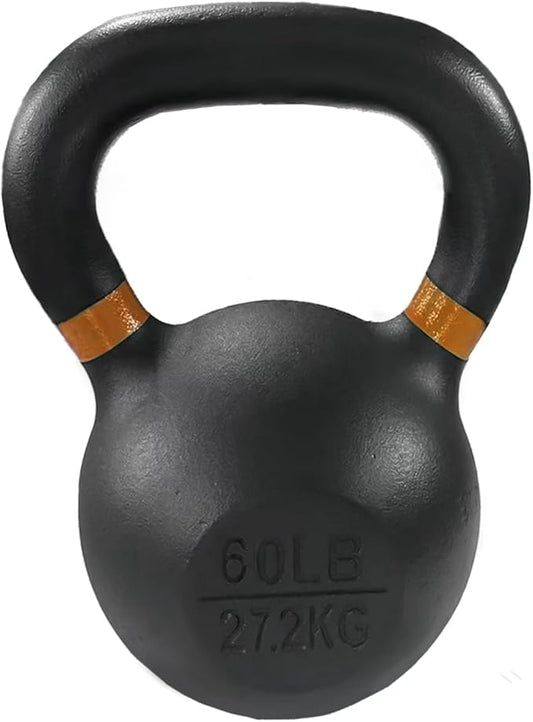 Cast Iron Kettlebell Weights for Home Gym, Heavy Duty Strength Training, Workout Equipment for HIIT, Functional Fitness
