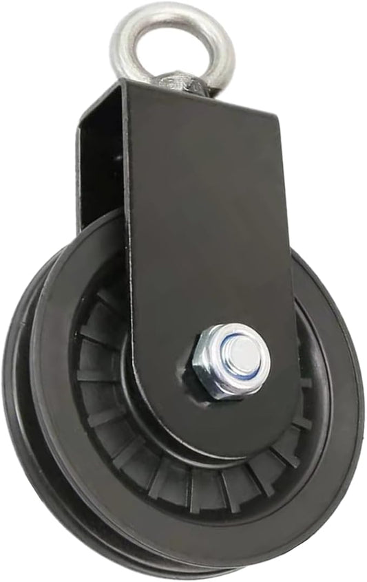 Weight Cable Pulley System Gym 360 Degree 3.54in Silent