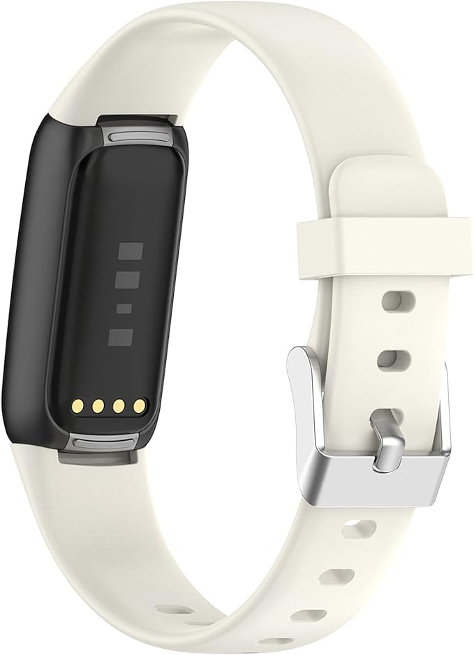 Fit for Fitbit Luxe Bands, Adjustable Soft Silicone Replacement Watch Band Straps Wristbands Bracelet Fit for Fitbit Luxe Fitness and Wellness Tracker for Women Men