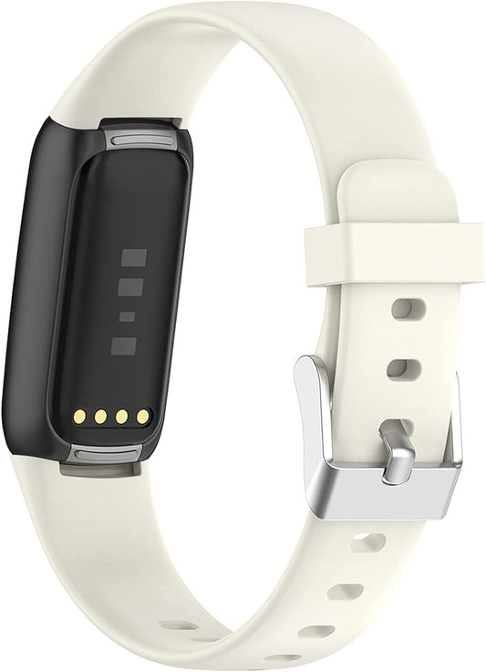 Fit for Fitbit Luxe Bands, Adjustable Soft Silicone Replacement Watch Band Straps Wristbands Bracelet Fit for Fitbit Luxe Fitness and Wellness Tracker for Women Men