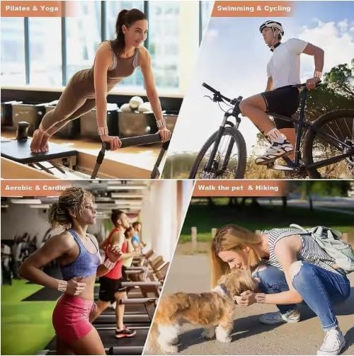 Premium & Versatile, Weights for Women at Home, At Home Workout Equipment, Pesas para Ejercicios, Weights for Men, WeightsSet, YogaSets, Ankle Weights, Arm Weights, Fitness Gifts, Pilates Gifts, Wrist & Ankle Weights- Set of 2(1LB Each)