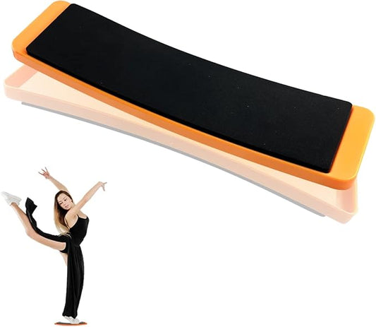 Turn Board,Spin Board for Dance Turn and Skating Balance Training,Orange Rectangular Turn Board for Training Ballet Dancers,Ice Skaters and Gymnasts in Balance and Turning-0