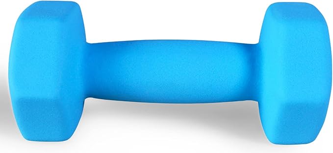 Neoprene Dumbbell Hand Weights, Anti-Slip, Anti-roll, Hex Shape Colorful, Pair or Set with Stand