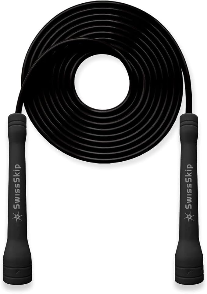 Speed Jump Rope by Dayan Kolev, 5mm PVC Skipping Rope, Great for Beginners and Advanced Athlets, Designed for Fitness, Cardio, Boxing & CrossFit, Adjustable length with Unbreakable Handles