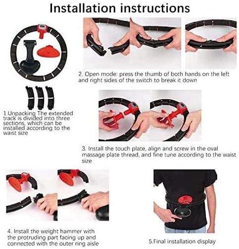 Smart Hula Hoop Lose Weight Exercise Detachable Portable