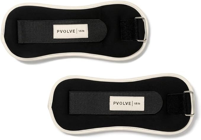 Pvolve 1.5lb Ankle Weights for Home Workouts -