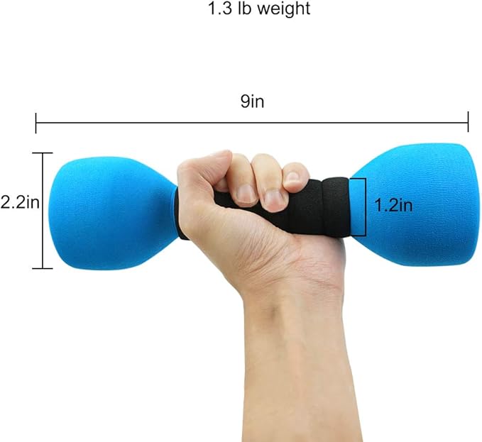 Aoneky Foam Covered Weights for Kids 3 to 6 Years 2 lbs