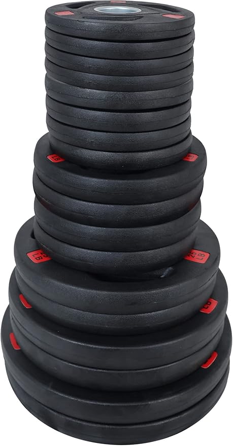 Signature Fitness Olympic 2-Inch Cast Iron Plate Weight