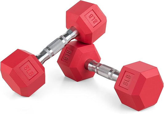 Portzon 8 Colors Options Compatible with Set of 2 Rubber 5-50 LB,