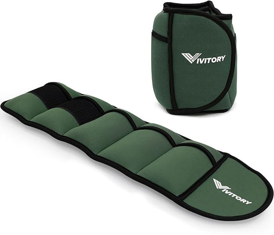 Vivitory Adjustable Ankle Weights for Women & Men 2 to 10 Lbs,