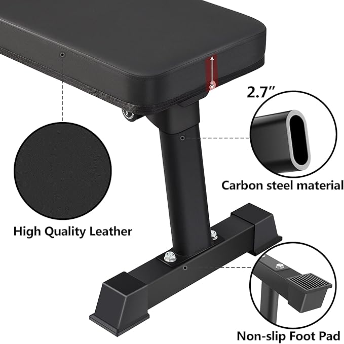 BangTong&Li Flat Weight Bench Utility Workout Exercise Training
