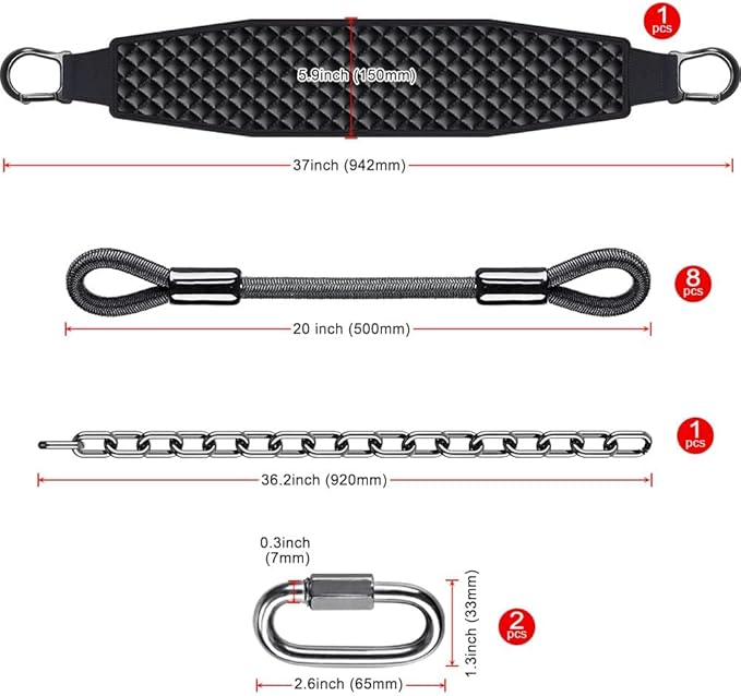 Kipika 48" Ceiling Mounted Pull Up Bar