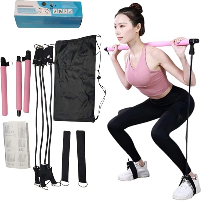 Joy's Life Pilates Bar Kit Workout Equipment for Legs