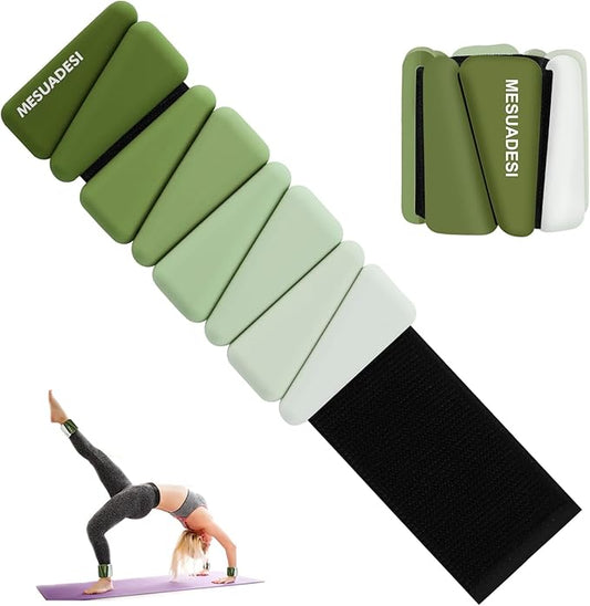 Wrist and Ankle Weights for Women 2 Adjustable 1Lb Each