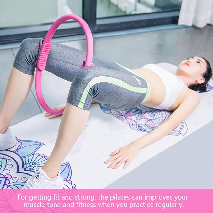 Tomotato 4 Colors Dual Grip Yoga Pilates Rings