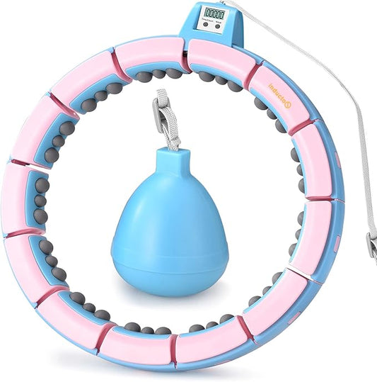 Weighted Exercise Hoops for Adults Weight Loss Hoop,8 Sections