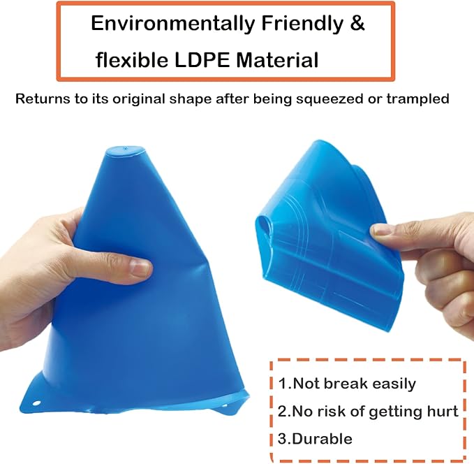 Soccer Cones Set 84/42Pcs 7"/9" 7"/9" Cones