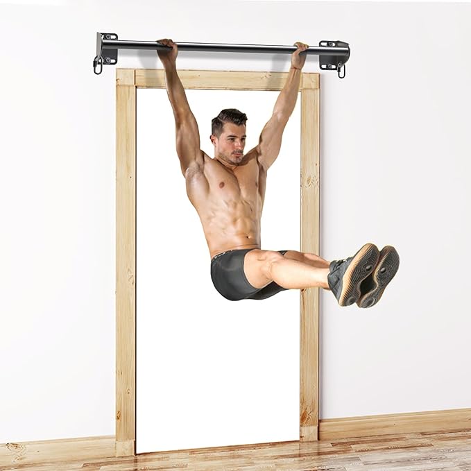 SELEWARE Wall Mounted Pull Up Bar 440 lbs