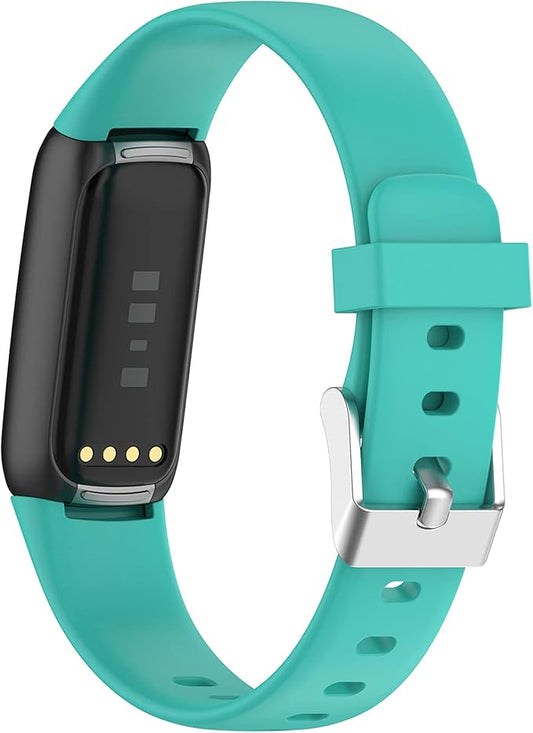 Fit for Fitbit Luxe Bands, Adjustable Soft Silicone Replacement Watch Band Straps Wristbands Bracelet Fit for Fitbit Luxe Fitness and Wellness Tracker for Women Men