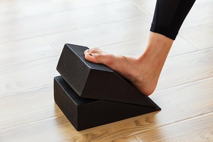 StrongTek Yoga Foam Wedge Blocks (Pair) Soft Wrist Wedge