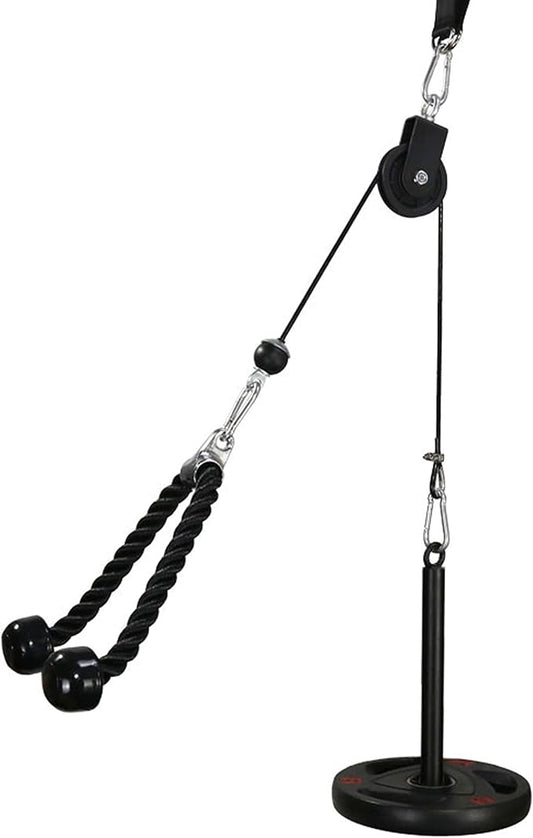 LAT Pull Down and Lift Weight Pulley System