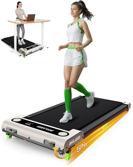 Walking Pad with Incline, Incline Treadmills for Home, 2.5 HP Under Desk Treadmill Small with Remote Control, Walking Pad Small Treadmill with LED Display