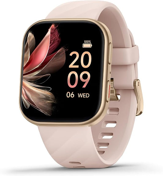 FITVII Health & Fitness Tracker 2024 (Answer/Make Calls), Smart Watch with 24/7 Heart Rate and Blood Pressure, Sleep Tracking, Blood Oxygen Monitor, 120+ Sport Mode Waterproof Activity Tracker