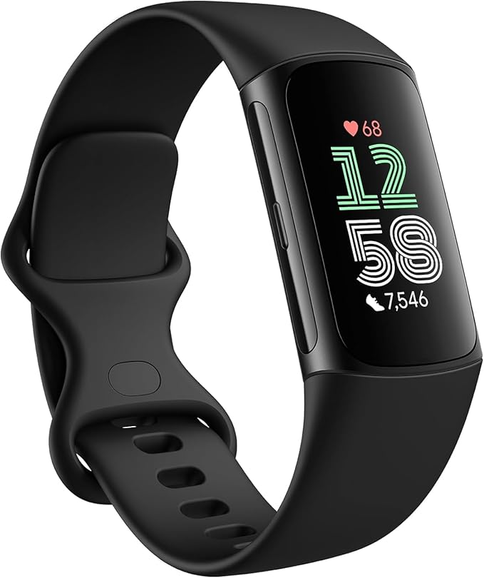 Fitbit Charge 6 Activity Tracker Heart Rate Monitoring 7-Day Battery,