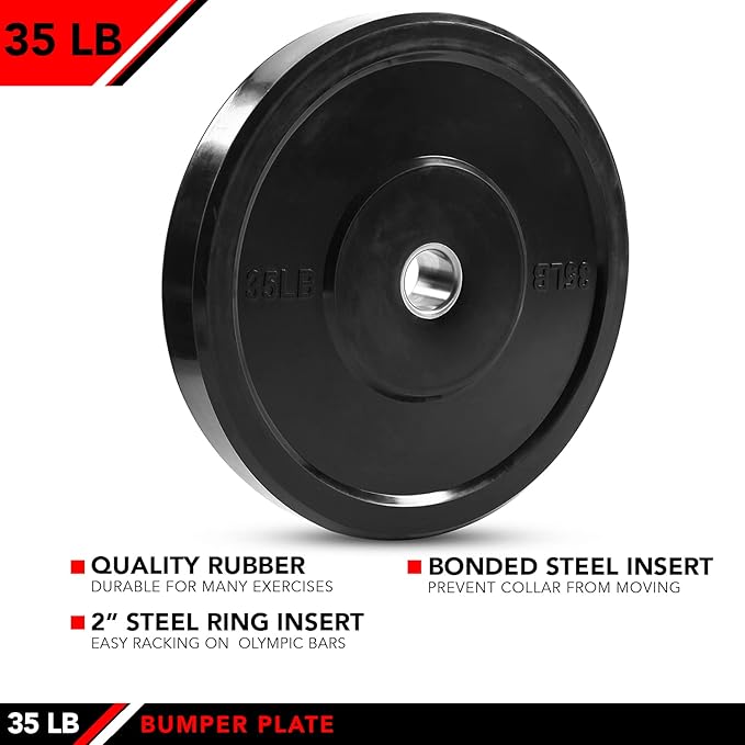 JFIT Olympic 2" Cast Iron Grip Plate OR 2" Rubber 6 Weights (2.5lbs to 45lbs) Plates