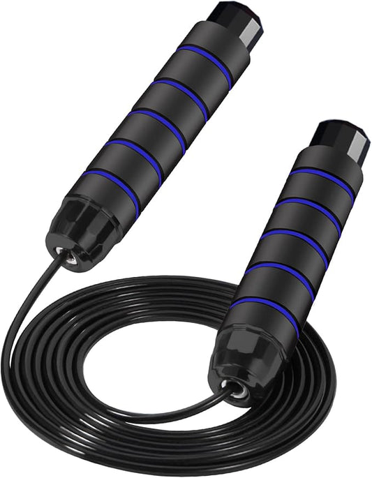 FITMYFAVO Jump Rope Cotton Adjustable Skipping Weighted jumprope