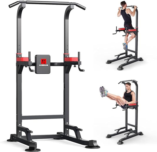 Power Tower Dip Station Workout equipment Pull up 450LBS