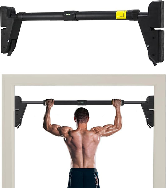 FICTOR Door Pull up Bar for Doorway 30''-37'' Door
